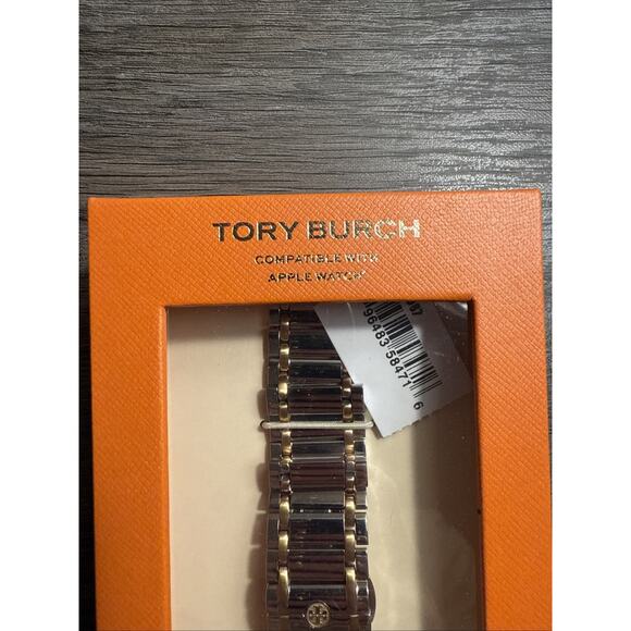 Tory Burch Miller TBS0087 Apple Watch Band Two-Tone Gold Silver 38/40/41/42mm main image 2
